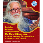 Meet with Nambi Narayanan- 24th Sept 2018, 5.30 p.m